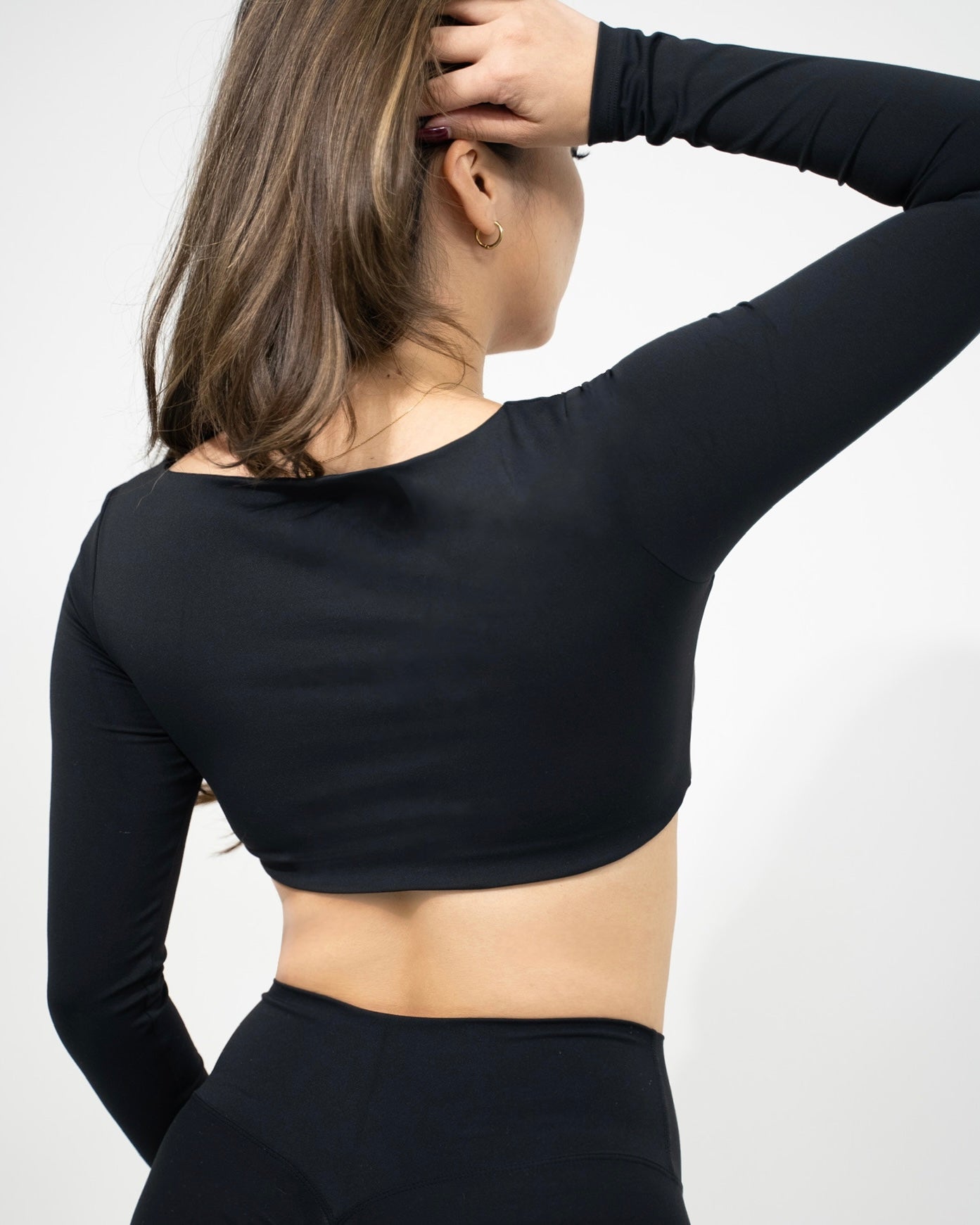 トップス k 6colors五分袖ボトルネックトップス パープル・ワインレッド・モカ